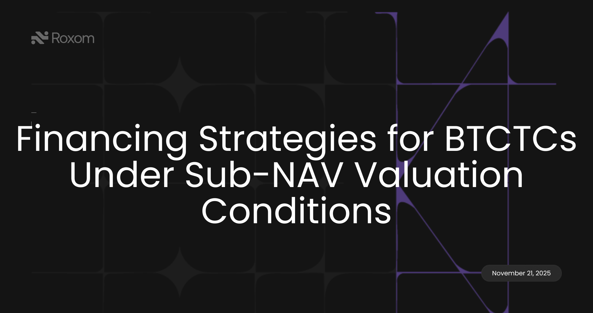 Financing Strategies for BTCTCs Under Sub-NAV Valuation Conditions