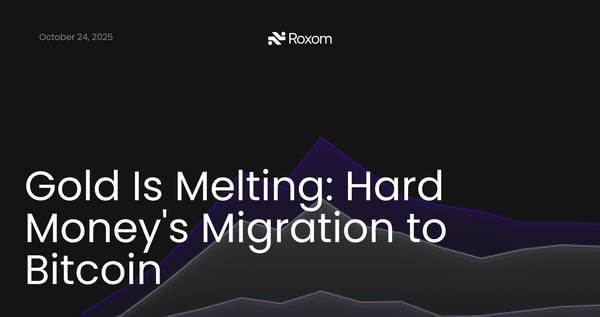Gold Is Melting: Hard Money's Migration to Bitcoin