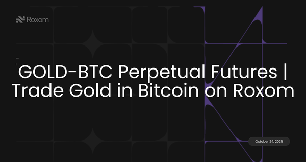 GOLD-BTC Perpetual Futures | Trade Gold in Bitcoin on Roxom