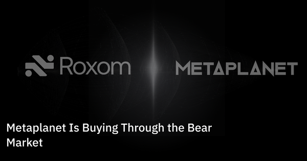 Metaplanet Is Buying Through the Bear Market